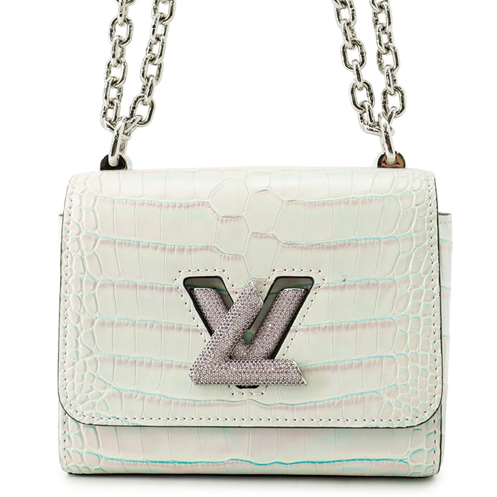 Louis Vuitton Chain Shoulder Bag Alligator Twist Monogram